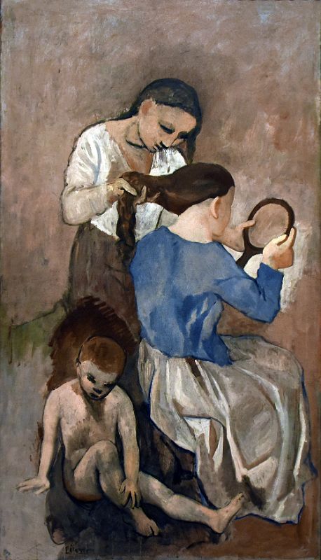 Pablo Picasso 1906 La Coiffure - New York Metropolitan Museum Of Art